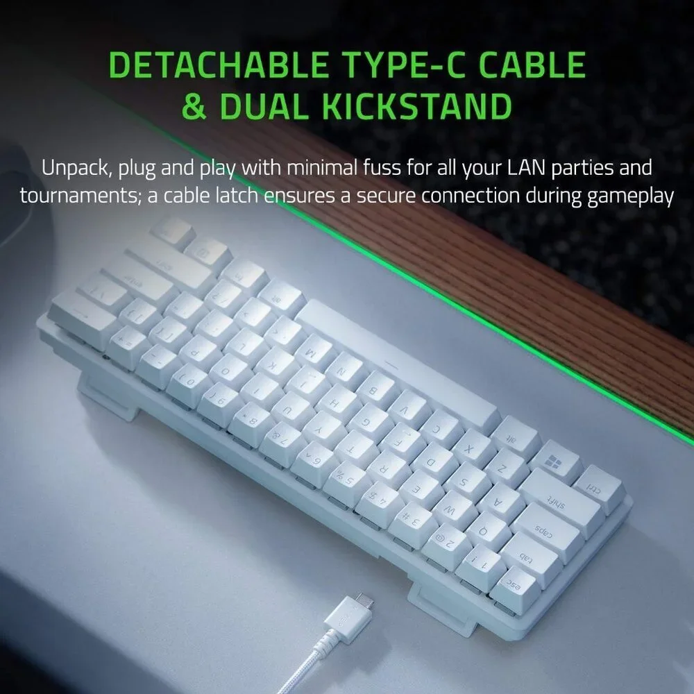 Razer Huntsman Mini 60% Mercury White RGB Keyboard